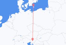 Flights from Ljubljana in Slovenia to Bornholm in Denmark