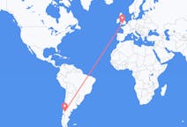 Flyreiser fra San Carlos de Bariloche, Argentina til Bristol, England