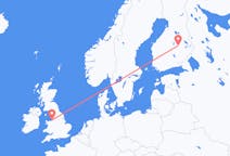 Flights from Liverpool, England to Kuopio, Finland