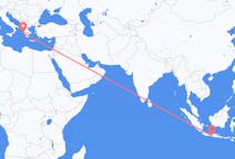 Flyreiser fra Yogyakarta, Indonesia til Kefallinia, Hellas