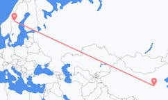 出发地 中国运城市目的地 瑞典厄斯特松德的航班