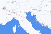 出发地 克罗地亚出发地 杜布羅夫尼克目的地 瑞士日内瓦的航班