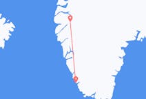 Loty z Kangerlussuaq, Grenlandia z Paamiut, Grenlandia