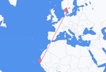 Flights from Dakar, Senegal to Aarhus, Denmark