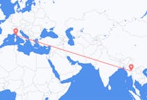 Flights from Loikaw, Myanmar (Burma) to Bastia, France