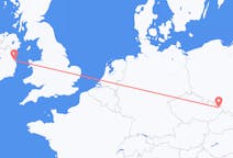 Flights from Ostrava in Czechia to Dublin in Ireland