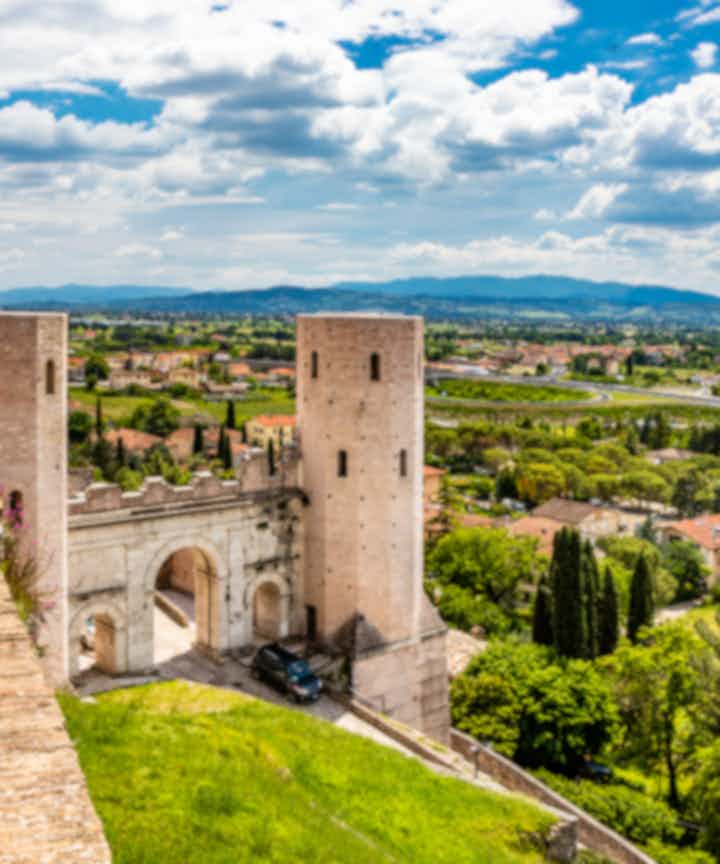 Flights from Rhodes, Greece to Perugia, Italy