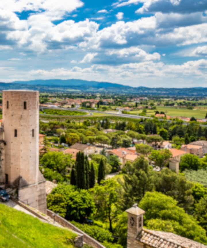 Flights from Tenerife, Spain to Perugia, Italy