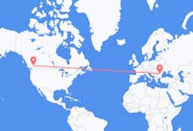 Flyreiser fra Kamloops, Canada til București, Romania