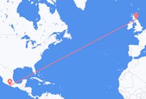 Flyreiser fra Acapulco, Mexico til Edinburgh, Skottland