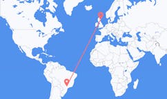 Flyg från Bauru, Brasilien till Aberdeen, Skottland