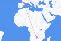 Flights from Kasane, Botswana to Barcelona, Spain