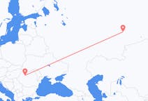 Flyreiser fra Jekaterinburg, Russland til Cluj-Napoca, Romania