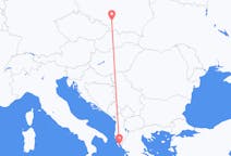 Flights from Katowice to Corfu