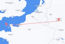 Flyreiser fra Saint Peter Port, Guernsey til Frankfurt, Tyskland