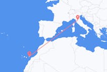 Flights from Florence, Italy to Fuerteventura, Spain