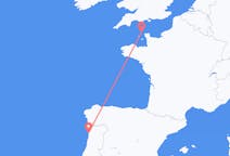 Flug frá Alderney, Guernsey til Porto, Portúgal