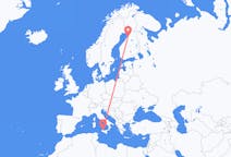 Flyrejser fra Palermo, Italien til Oulu, Finland