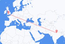 Flyreiser fra Kanpur, India til Bristol, England
