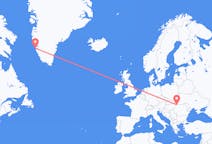 Flyrejser fra Satu Mare, Rumænien til Nuuk, Grønland