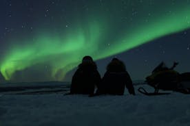 Experience the Northern Lights from top of Mt Ednamvárri with 360 degree views