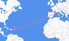 Flyrejser fra Vieques, USA til Barcelona, Spanien