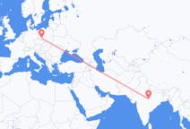 Flyreiser fra Jabalpur, India til Wrocław, Polen