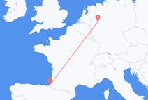 Flyg från Biarritz, Frankrike till Dortmund, Tyskland
