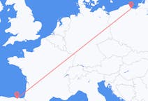 Flights from Bilbao in Spain to Gdańsk in Poland