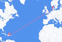 出发地 多米尼加共和国出发地 聖多明哥目的地 丹麦埃斯比约的航班