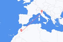 出发地 摩洛哥出发地 瓦爾扎扎特目的地 意大利博洛尼亚的航班