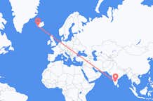 Flyreiser fra Bangalore, India, til Reykjavík, India
