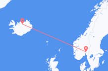 Flights from Akureyri to Oslo
