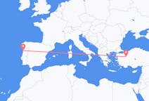 Flights from Kütahya, Turkey to Porto, Portugal
