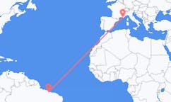 Flights from São Luís, Brazil to Toulon, France