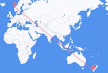 Flyg från Komani, Nya Zeeland till Ålesund, Norge