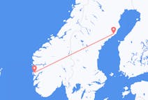 Flüge von Bergen, Norwegen nach Umeå, Schweden