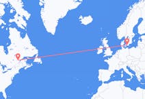 Loty z Saguenay, Kanada do Malmö, Szwecja