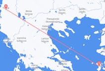 Flyreiser fra Tirana, Albania til Khios, Hellas