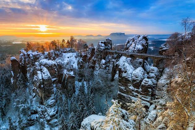 布拉格冬季巡回赛最佳波希米亚和撒克逊瑞士一日游
