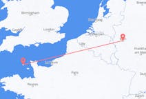 Flyrejser fra Sankt Peter Port, Guernsey til Köln, Tyskland