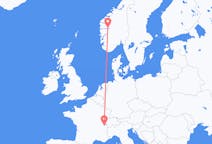 Flights from Sogndal to Geneva