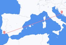 Vluchten van Split naar het Faro-district