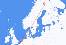 Flights from Rotterdam, the Netherlands to Pajala, Sweden