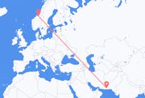 Flights from Turbat, Pakistan to Trondheim, Norway