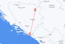 Flyreiser fra Tuzla, Bosnia-Hercegovina til Dubrovnik, Kroatia