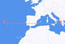 Flights from Cephalonia, Greece to São Jorge Island, Portugal
