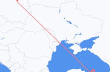 出发地 土耳其从奥尔杜出发目的地 波兰华沙的航班