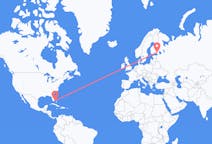 Flyrejser fra Bimini, Bahamas til Lappeenranta, Finland