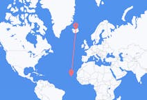 Flights from São Vicente, Cape Verde to Akureyri, Iceland